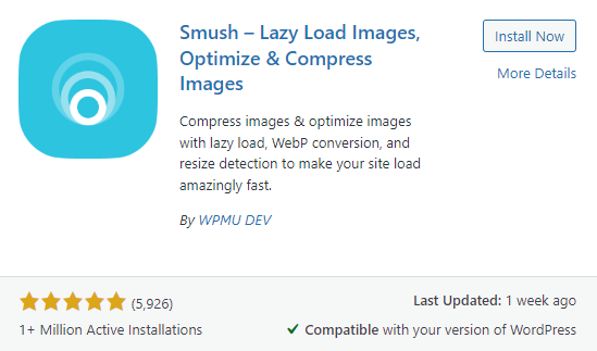 Smush Image Compression