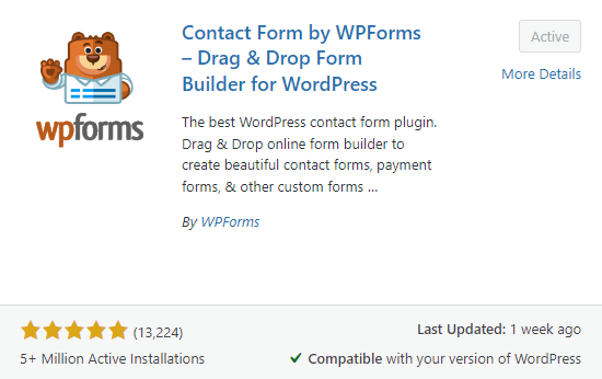 wpforms lite